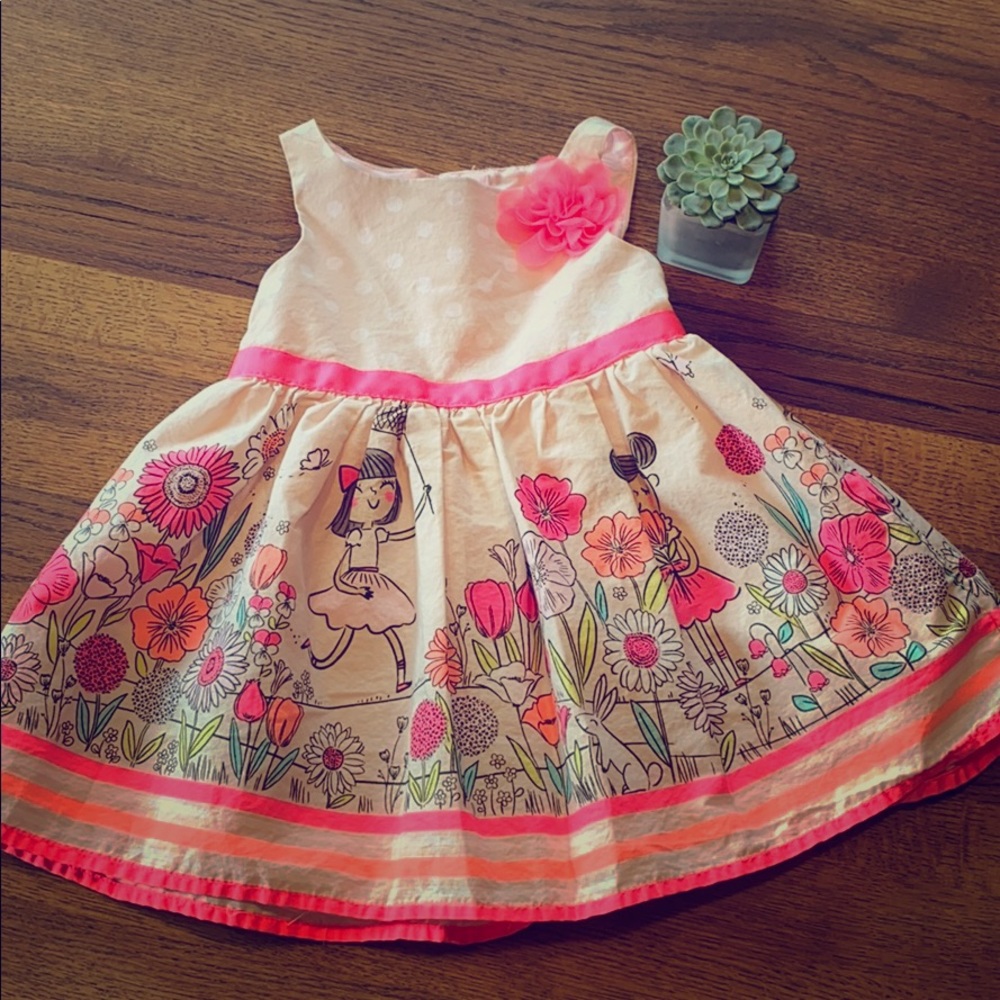 Cherokee spring dress with diaper cover.